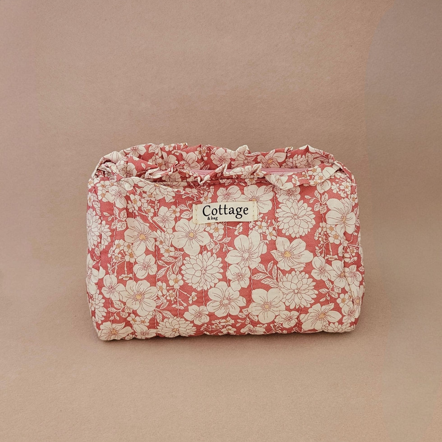 Trousse maquillage froufrou 100 % coton