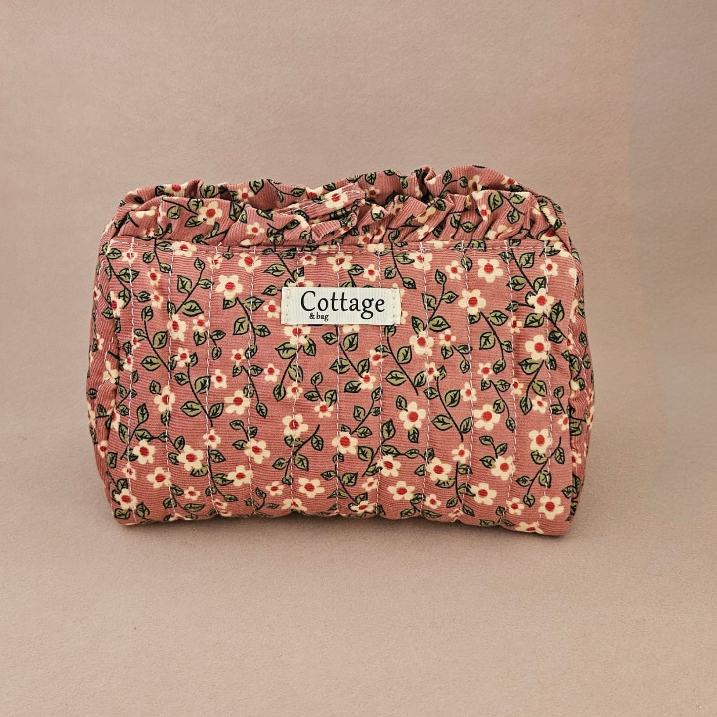 Trousse maquillage froufrou 100 % coton