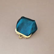 Mini bourse cuir rétro