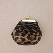 Mini bourse cuir rétro