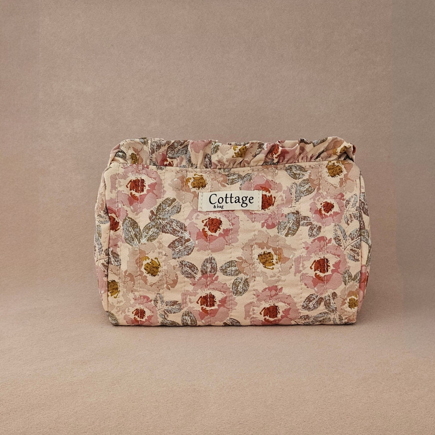 Trousse maquillage froufrou 100 % coton