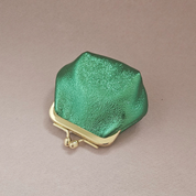 Mini bourse cuir rétro