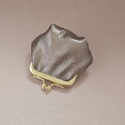Mini bourse cuir rétro