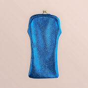 Etui lunette cuir avec fermoir rétro