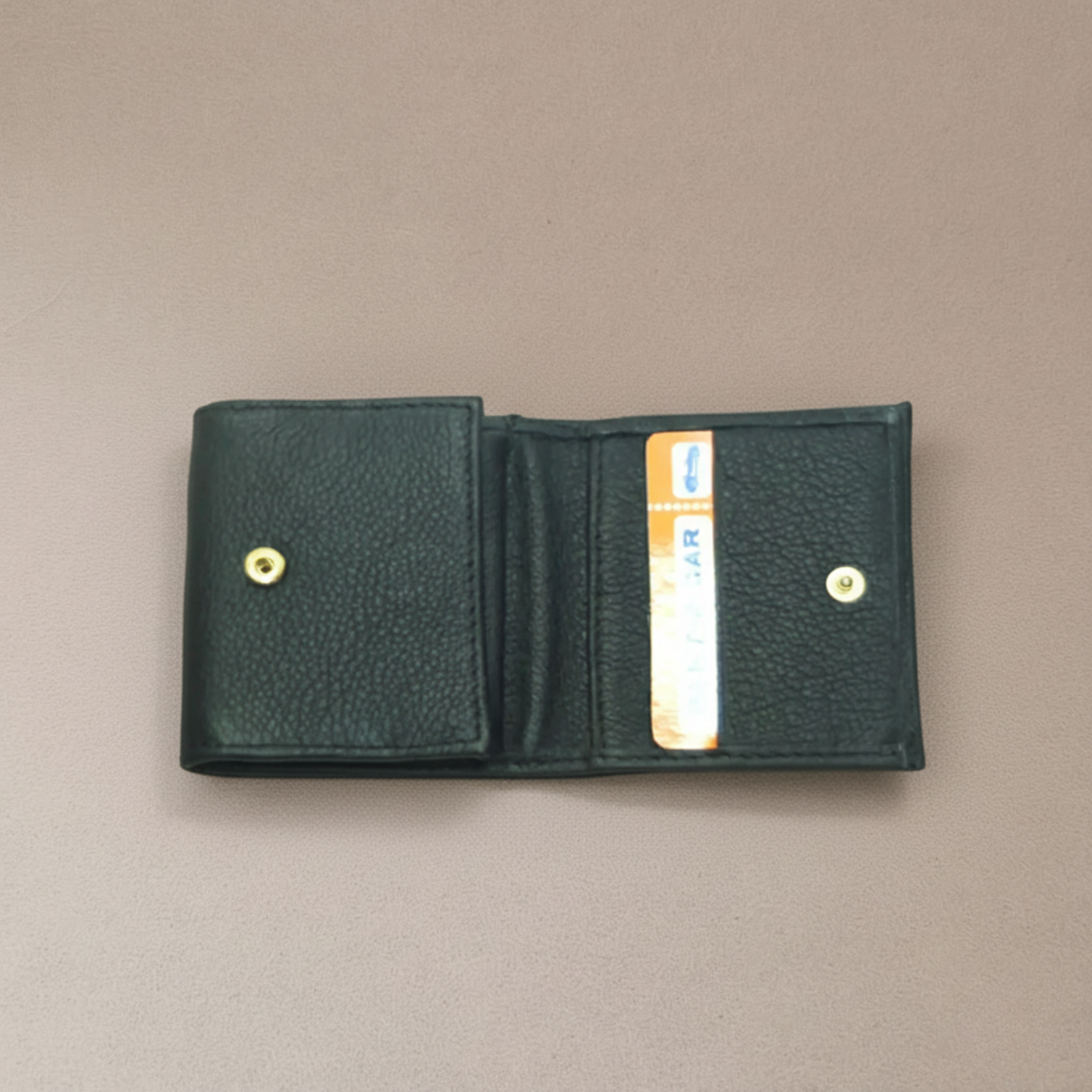 Porte billet cuvette cuir vachette