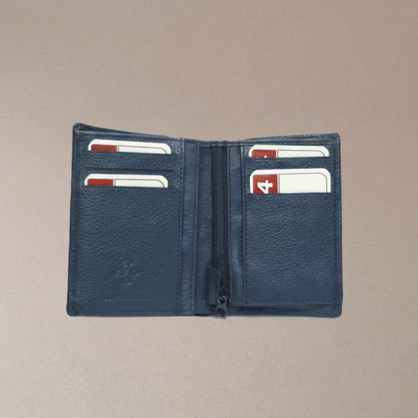 Portefeuille en Cuir vachette
