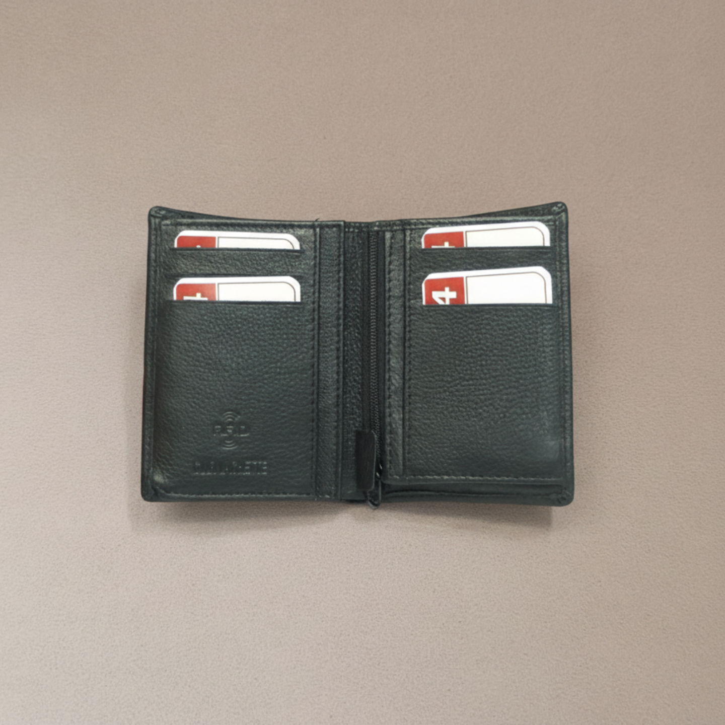 Portefeuille en Cuir vachette