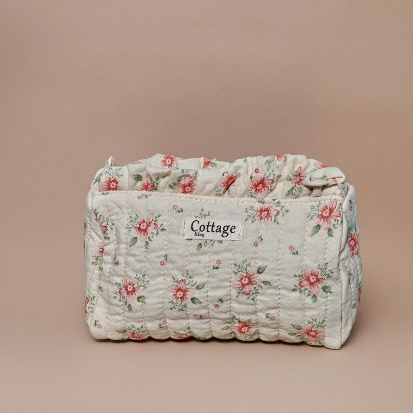 Trousse maquillage froufrou 100 % coton