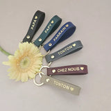 Porte clé cuir