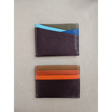 Porte carte en cuir upcyclé