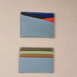 Porte carte en cuir upcyclé