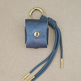Bijou de sac, porte écouteur cuir